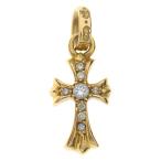 CHROME HEARTS クロムハーツ 22K CRS BBYFAT P/DIA ベイビーファットクロス PAVEダイヤ ペンダントトップ ゴールド BCA035