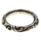 ショッピングCHROME CHROME HEARTS クロムハーツ SCRL BAND スクロールバンド リング シルバー BCA351