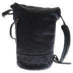 CHROME HEARTS (クロムハーツ) DIPOSITION セメタリークロス 2wayバック レザーボストンバッグ ショルダー バック ブラック