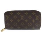 LOUIS VUITTON ルイヴィトン モノグラム ジッピーウォレット ラウンドファスナー 長財布 ブラウン PVC レザー 札入れ 小銭入れ ラウンドジップ M60017