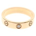 Cartier カルティエ Love Ring ラブリング ダイヤ付 リング 指輪 ゴールド レディース