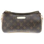 ショッピングVUITTON LOUIS VUITTON ルイヴィトン モノグラム ポシェットリヴ ブラウン PVC M83008 ショルダーバッグ