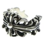 ショッピングHEARTS CHROME HEARTS クロムハーツ DBL FLRL CRS ダブルフローラルクロス リング シルバー BCA390