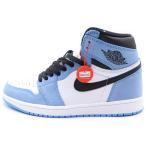 ナイキ AIR JORDAN 1 HIGH OG University Blue エアジョーダン1 ハイ ハイカットスニーカーシューズ US9.5/27.5cm 555088-134