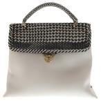 Salvatore Ferragamo サルヴァトーレ フェラガモ ジェットセット ハンドバッグ 2way ショルダーバッグ レザー ホワイト DH-21 H059
