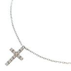 Cartier カルティエ シンボルクロス ダイヤネックレス 750 K18WG ホワイトゴールド ペンダント ジュエリー