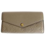 LOUIS VUITTON ルイヴィトン モノグラムアンプラント ポルトフォイユサラ ロングウォレット 長財布 ベージュ ゴールド金具 M68708