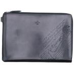 Berluti Berluti ninoGMkali graph . чёрная кожа ручная сумочка клатч 