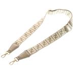 FENDI フェンディ ストラップユー ショルダーストラップ ズッカ キャンバス ベージュ 8AV386