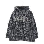 TENDERLOIN テンダーロイン 18AW ATX HOODED D ドット柄 プルオーバー パーカー ブラック