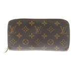 ショッピングLOUIS LOUIS VUITTON ルイヴィトン モノグラムジッピーウォレット ラウンドファスナー 長財布 ブラウン M60017