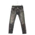 ショッピングDIESEL DIESEL ディーゼル THOMMER-T JOGG JEANS ソマーティー ジョグ ダメージ加工 スリムフィット デニムパンツ グレー 0890B