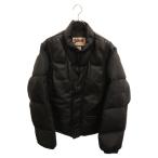 SUPREME シュプリーム × schott ショット 18AW Down Leather Vest Jacket レザー ベスト ダウンジャケットブルゾン ブラック