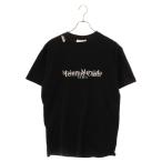 ショッピングマルジェラ Maison Margiela メゾンマルジェラ xTOMMY CASH フロントロゴ刺繍 半袖Tシャツ カットソー ブラック PB21-010