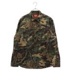 SUPREME シュプリーム 22AW Snap Work Shirt スナップワーク長袖シャツ カモフラ柄 カーキ