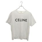 CELINE セリーヌ Classic T-Shirt クラシック フロントロゴプリント クルーネック 半袖Tシャツ カットソー ホワイト 2X308916G