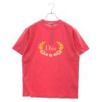 DIOR ディオール 23SS ロゴ刺繍 半袖Tシャツ ピンク 313J696A0554