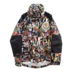 モンクレール 19AW ×Palm Angels KLAUS GIUBBOTTO パームエンジェルス フーデッド マウンテンジャケット 総柄 マルチカラー E209L4100080