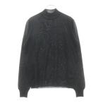 PRADA プラダ ウールニット モックネック 長袖セーター ブラック DNA796 S191 1KJ9