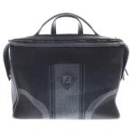 FENDI フェンディ ロゴ メッシュ バイカラー ハンドバッグ ビジネスバッグ ブラック 7VA400