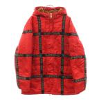 SUPREME シュプリーム 18AW Logo Tape N-3B Parka シュプリーム ロゴテープN-3Bコート ジャケット ファーコート ミリタリー レッド