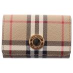 BURBERRY バーバリー LARK DFC ラーク ノバチェック スナップボタン 三つ折り財布 ウォレット ベージュ レディース 8070416