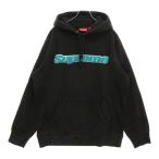 SUPREME シュプリーム 19SS Chenille Hooded Sweatshirt シェニール プルオーバーパーカー スウェット ブラック