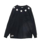 CHROME HEARTS クロムハーツ 5STAR L/S TEE ファイブスター プリント ロングスリーブ 長袖 ポケットTシャツ カットソー ブラック
