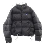 ADER ERROR アーダーエラー Sig TRS Tag puffer jacket ワッペンロゴ ショート ダウンジャケット ブラック BM42FYDW0104BK