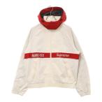 SUPREME シュプリーム 18AW GORE-TEX Court Jacket ゴアテックス ジップアップ フーデッド ナイロン マウンテンジャケット ホワイト/レッド