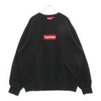 SUPREME シュプリーム 22AW Box Logo Sweatshirt ボックスロゴ クルーネックスウェットトレーナー ブラック
