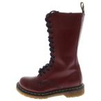 Dr.Martens ドクターマーチン 1914 14ホール レースアップ ロング レザーブーツ ブラウン レディース