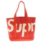 SUPREME シュプリーム 20SS Raffia Tote Bag ラフィア トートバッグ レッド