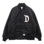 ダブルタップス 23SS ナイロンツイル 中綿 チーム ジャケット スタジャン ブルゾン ブラック 231TQDT-JKM01