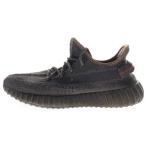 アディダス YEEZY BOOST 350 V2 BLACK REFLECTIVE イージーブースト リフレクティブ ローカットスニーカー ブラック US8.5/26.5cm FU9007