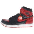 ナイキ AIR JORDAN 1 エアジョーダン1 オマージュトゥホーム ハイカットスニーカー ホワイト ブラック レッド US8/26cm 861428-061