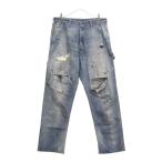 セントマイケル 24SS DENIM PANTS PAINTER コットン ダメージ加工デニムペインターパンツ ジーンズ インディゴ SM-YS8-0000-051