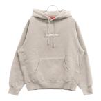 SUPREME シュプリーム 24AW Box Logo Hooded Sweatshirt ボックスロゴ プルオーバースウェットパーカー フーディー グレー