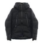 DESCENTE デサント 17AW ALLTERRAIN MOUNTAINEER 水沢ダウン オルテライン マウンテニア フーデッドダウンジャケット ブラック DIA3770U