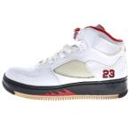 ナイキ 【観賞用 2008年製】AIR JORDAN 5 エアジョーダン5 フュージョン バーシティレッド ミッドカットスニーカー US8/26cm 318608-161