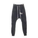 cvtvlist カタリスト USUAL SWEAT PANTS ユージュアル ドローストリング サルエル スウェットパンツ ブラック 2201020401