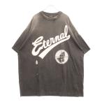 セントマイケル 25SS ×フィアオブゴッド SNT OF GOD FG_SS TEE VINTAGE加工 両面プリント クルーネック 半袖Tシャツ SM-HR8-0000-C01