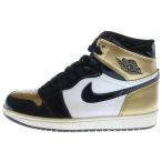 ナイキ AIR JORDAN 1 RETRO HIGH OG NRG GOLD TOE エアジョーダン1 ゴールドトゥ ハイカットスニーカー US8.5/26.5cm 861428-007