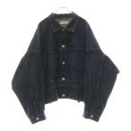 BALENCIAGA バレンシアガ アップサイドダウン デニムジャケット インディゴ レディース 625989