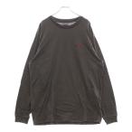 SUPREME シュプリーム 22AW Small Box L/S Tee スモールボックス ワッペンロゴ ロングスリーブ 半袖Tシャツ カットソー グレー
