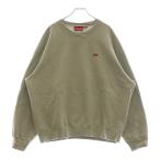 SUPREME シュプリーム 23AW Small Box Crewneck スモールボックスロゴスウェットトレーナー グリーン