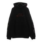 cvtvlist カタリスト × Ed Hardy エドハーディー グラフィックプリント プルオーバーパーカー フーディー ブラック 210111EH02