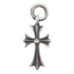 ショッピングCHROME CHROME HEARTS クロムハーツ TINY CH CROSS タイニーCHクロス チャーム ネックレストップ シルバー BCA382