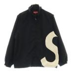 SUPREME シュプリーム 19SS S Logo Track Jacket Sロゴ トラック ジップアップ ナイロンジャケット ブラック/ホワイト
