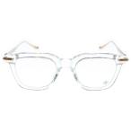 CHROME HEARTS クロムハーツ CUMPTION クリアフレーム ウェリントン サングラス メガネ 眼鏡 ゴールド
